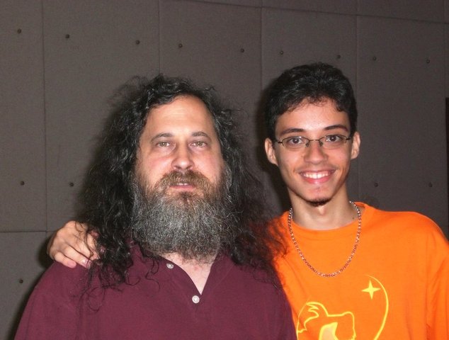 Eu e stallman display