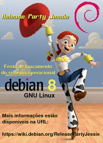 Festa lancamento debian8 display