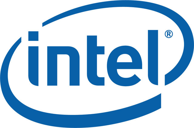 Intel logo display